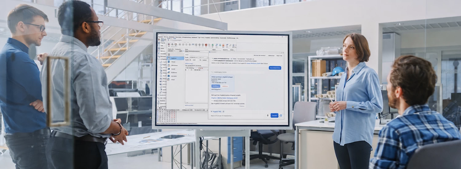TaxMetall ERP-Software mit Plantafel für Produktionsplanung in Fertigungsunternehmen
