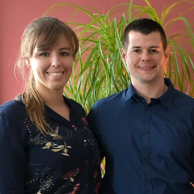 Portrait Kim und Daniel Rühm, Geschäftsführer Schreier Maschinen- und Anlagenbau GmbH